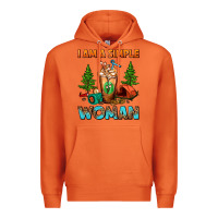 Carrot I Am A Simple Woman Camping Frappe Premium Hoodie - FaDigitalArtStudio