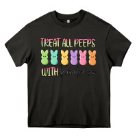 Asphalt treat all peeps with kindness Heavy Core Tee - MaliasSmallBusiness