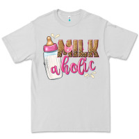 Dove Grey milkaholic girls Premium Tee - NancyCooperArtShop