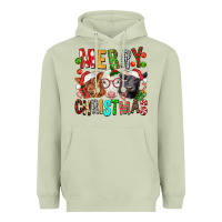 Matcha Merry christmas calfs Heavyweight Hoodie - FaDigitalArtStudio