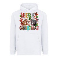 White Merry christmas calfs Heavyweight Hoodie - FaDigitalArtStudio