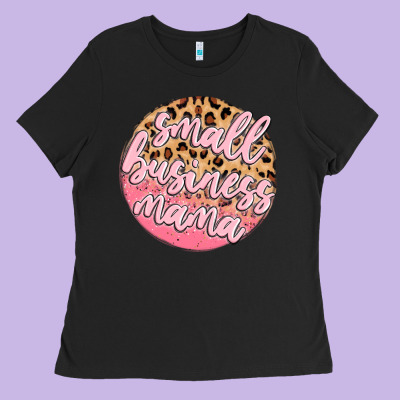 Small Business Mama Ladies Tee Designed By Maliassmallbusiness