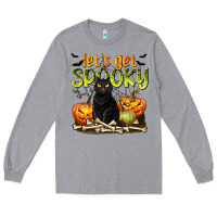 Heather Grey Let's Get Spooky Long Sleeve Tee - texasbilliewilder