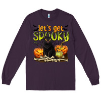 Plum Let's Get Spooky Long Sleeve Tee - texasbilliewilder