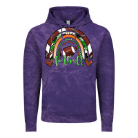 Cloud Purple Football Rainbow Vintage Hoodie - RanaPortraitStore