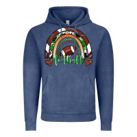 Vintage Denim Football Rainbow Vintage Hoodie - RanaPortraitStore