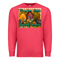 Pumpkin Kisses Harvest Wishes Tumbler Premium Sweatshirt | Teevron