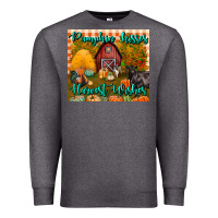 Charcoal Heather pumpkin kisses harvest wishes tumbler Premium Sweatshirt - BundleAndBundleShop