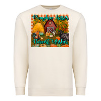Sandshell pumpkin kisses harvest wishes tumbler Premium Sweatshirt - BundleAndBundleShop