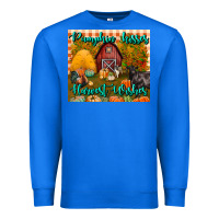 True Royal pumpkin kisses harvest wishes tumbler Premium Sweatshirt - BundleAndBundleShop