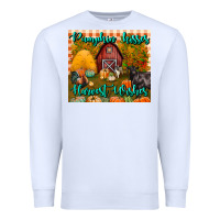 White pumpkin kisses harvest wishes tumbler Premium Sweatshirt - BundleAndBundleShop