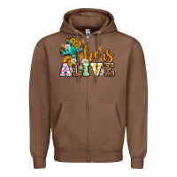 Chestnut Easter Day He is alive with cross Zipper Hoodie - OliviaCreatesArt