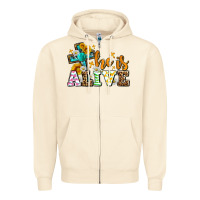 Sandshell Easter Day He is alive with cross Zipper Hoodie - OliviaCreatesArt