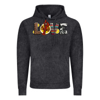 Vintage Black love crawfish western mardi gras Vintage Hoodie - Jasminsmagicworld