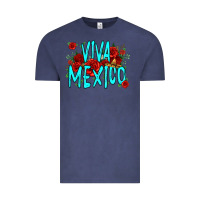 Vintage Denim viva mexico long live mexico Vintage Tee - Jasminsmagicworld