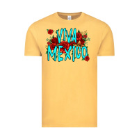 Vintage Mustard viva mexico long live mexico Vintage Tee - Jasminsmagicworld