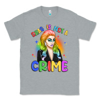 Heather Grey drag is not a crime Classic Tee - Artiststas