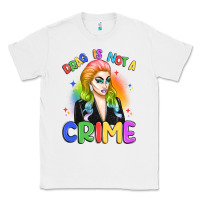 White drag is not a crime Classic Tee - Artiststas
