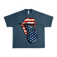 Midnight Navy American Toungue for 4th of July Urban Heavy Tee - Bettercallsaul