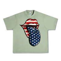 Oil Green American Toungue for 4th of July Urban Heavy Tee - Bettercallsaul