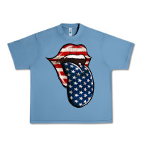 Pebble Blue American Toungue for 4th of July Urban Heavy Tee - Bettercallsaul