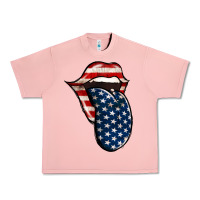 Salmon American Toungue for 4th of July Urban Heavy Tee - Bettercallsaul