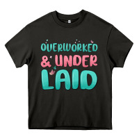 Asphalt overworked underlaid Heavy Core Tee - MaliasSmallBusiness