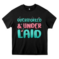 Black overworked underlaid Heavy Core Tee - MaliasSmallBusiness