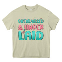 Mossy overworked underlaid Heavy Core Tee - MaliasSmallBusiness