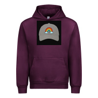 Mauve Wine capt america Urban Hoodie - Rosma