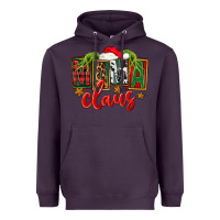 Plum Christmas mama Claus Heavyweight Hoodie - FaDigitalArtStudio