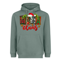 Sage Christmas mama Claus Heavyweight Hoodie - FaDigitalArtStudio