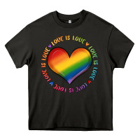Asphalt love is love Heavy Core Tee - MaliasSmallBusiness