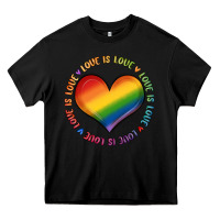 Black love is love Heavy Core Tee - MaliasSmallBusiness