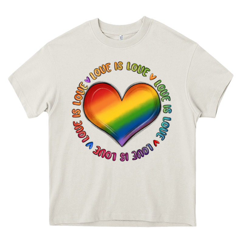 Love Is Love Heavy Core Tee by MaliasSmallBusiness | Teevron