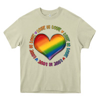 Mossy love is love Heavy Core Tee - MaliasSmallBusiness