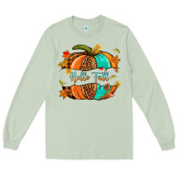 Matcha pumpkin hello fall Long Sleeve Tee - NancyCooperArtShop
