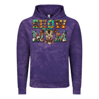 Cloud Purple show mom brown calf Vintage Hoodie - BarkalooDesign