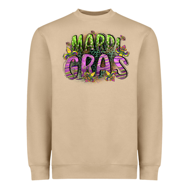 Mardi Gras Heavyweight Sweatshirt by CowGirlArtShop | Teevron