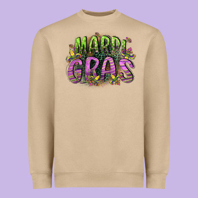Mardi Gras Heavyweight Sweatshirt Designed By Cowgirlartshop