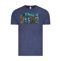 Vintage Denim class of 2022 graduation Vintage Tee - BarkalooDesign