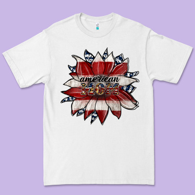 American Mom Premium Tee Designed By Jahusdesignshop
