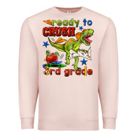 Pale Pink ready to crush 3rd grade Premium Sweatshirt - BundleAndBundleShop