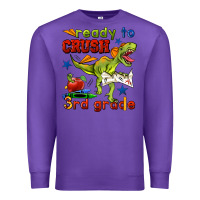Purple ready to crush 3rd grade Premium Sweatshirt - BundleAndBundleShop