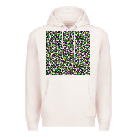 Pale Pink mardi gras leopard  seamless pattern Premium Hoodie - FaDigitalArtStudio