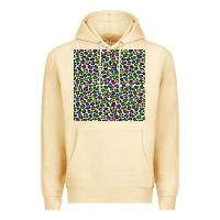 Pina Colada mardi gras leopard  seamless pattern Premium Hoodie - FaDigitalArtStudio