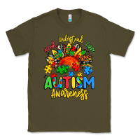 Army Green accept understand love autism awareness Classic Tee - Artiststas
