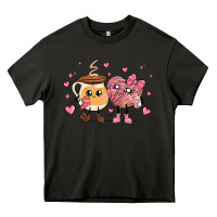 Asphalt valentines  day conchas and cafecito Heavy Core Tee - MaliasSmallBusiness