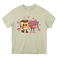 Mossy valentines  day conchas and cafecito Heavy Core Tee - MaliasSmallBusiness