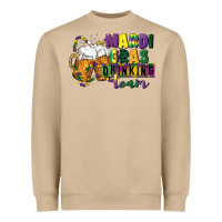 Mushroom mardi gras drinking team 12 inches 300 dpi Heavyweight Sweatshirt - CowGirlArtShop